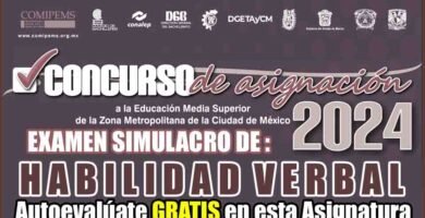 examen simulador comipems Habilidad Verbal