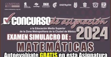 examen simulador comipems matematicas