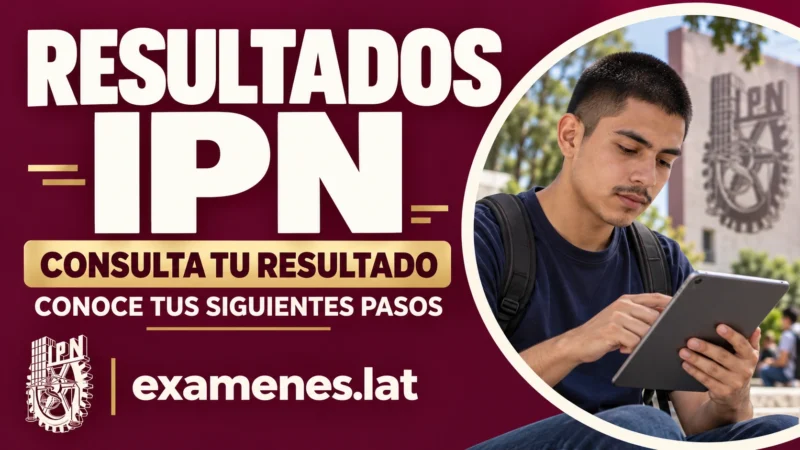 Resultados IPN: aspirante revisa en su tableta el resultado del examen de admisión del Instituto Politécnico Nacional