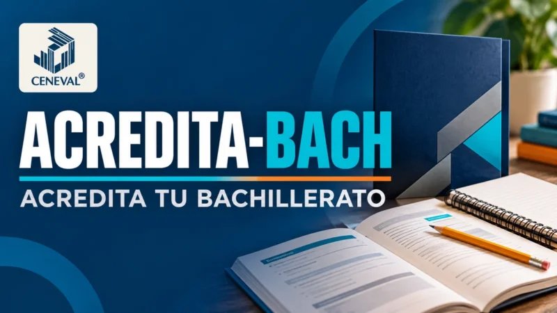 ACREDITA-BACH del CENEVAL, examen para acreditar la preparatoria con el Acuerdo 286