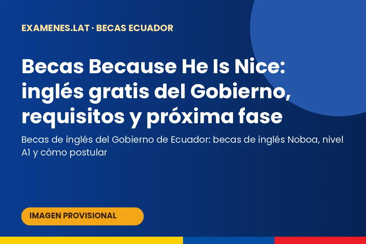 Bachiller ecuatoriano tomando una clase de inglés en línea con audífonos