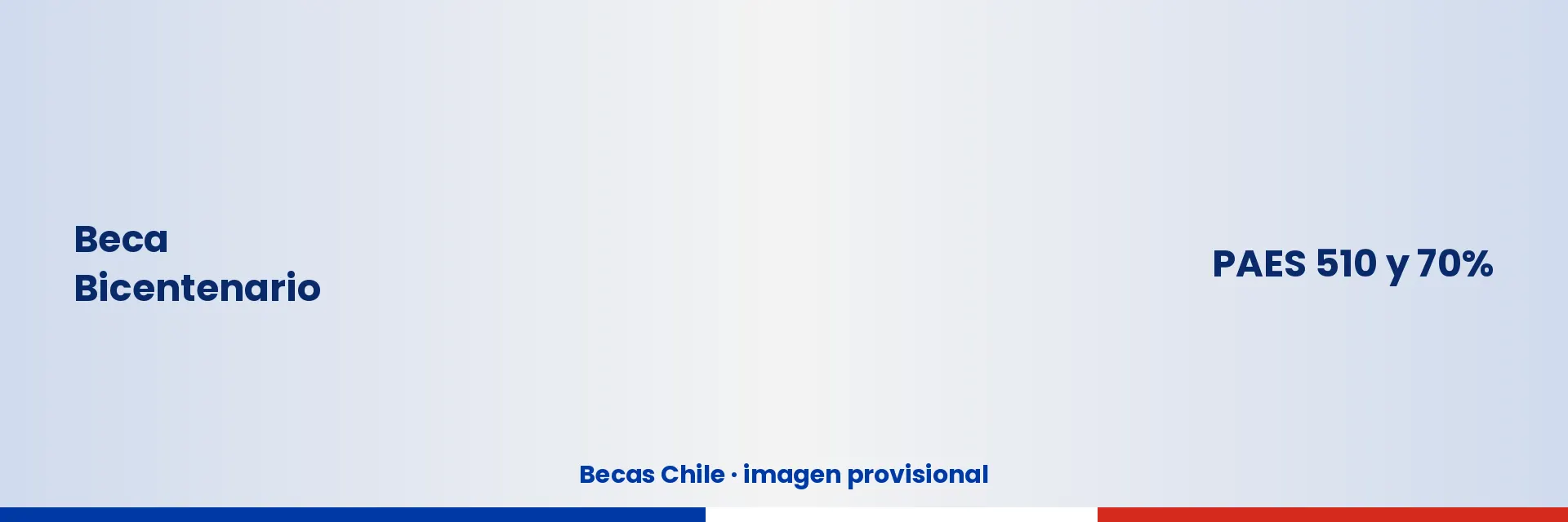 Beca Bicentenario para universidades acreditadas