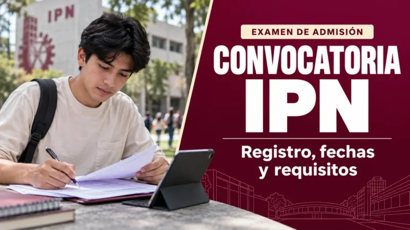 Convocatoria IPN nivel superior: fechas de registro, pago y examen de admisión