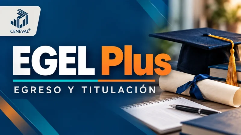 EGEL Plus del CENEVAL, examen general de egreso de la licenciatura para titulación