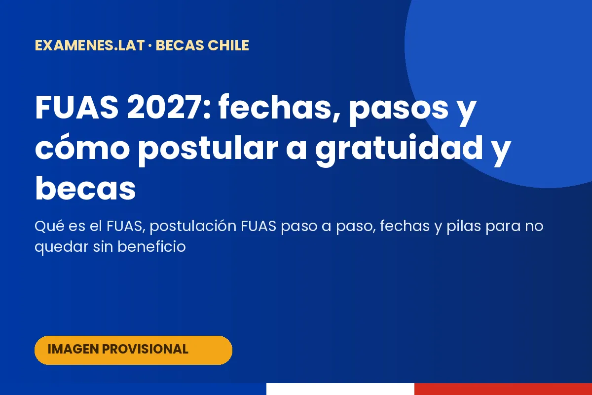 Postulación FUAS 2027 en Chile