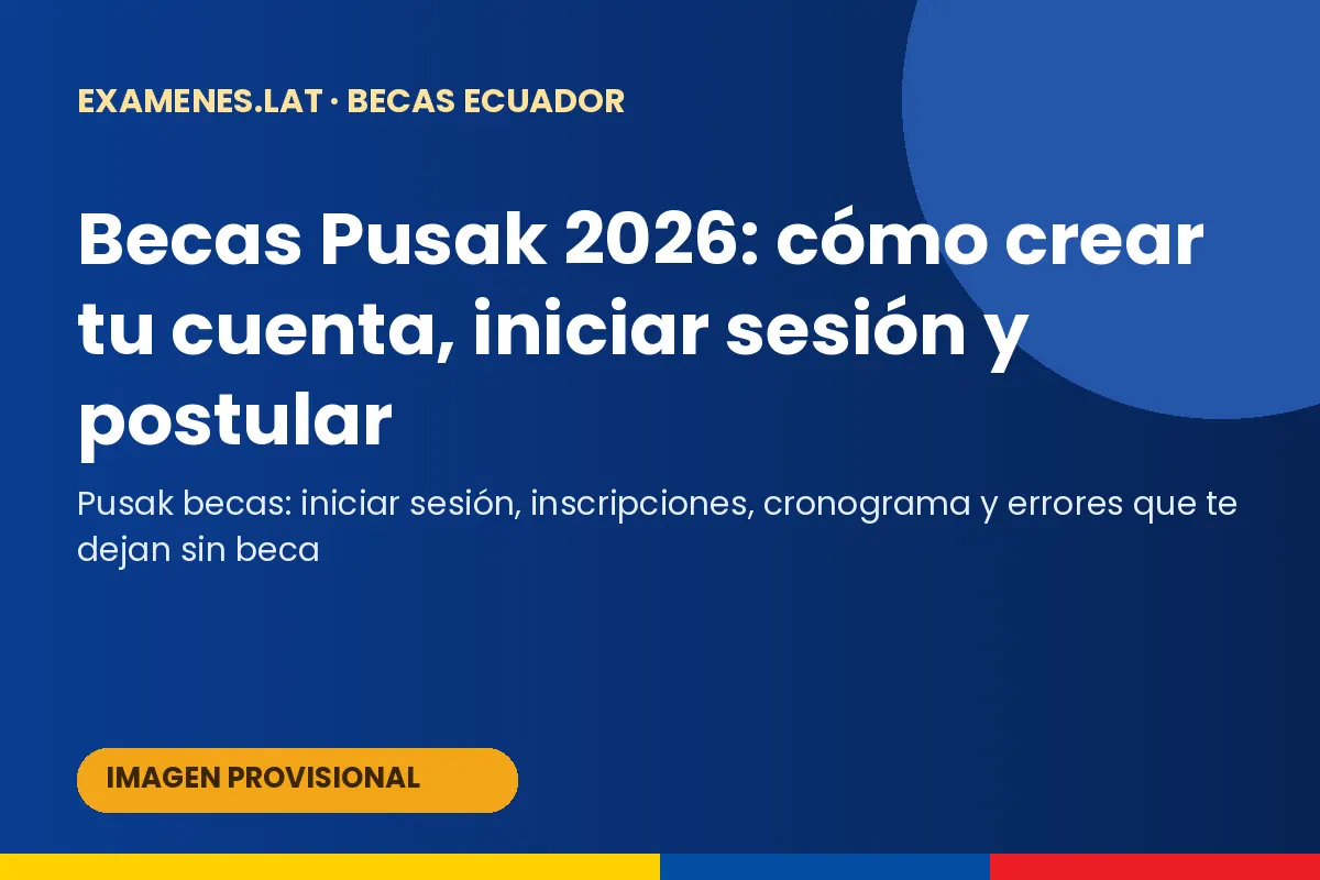 Estudiante creando su cuenta en la plataforma de becas en una laptop