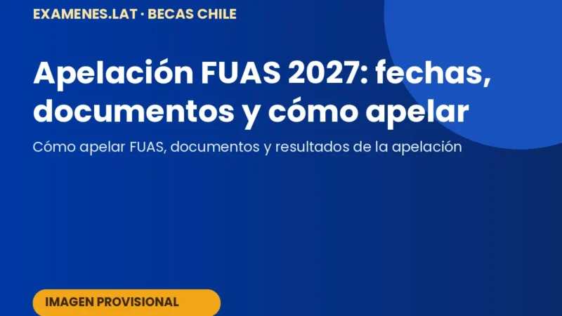 Estudiante preparando documentos para la apelación FUAS