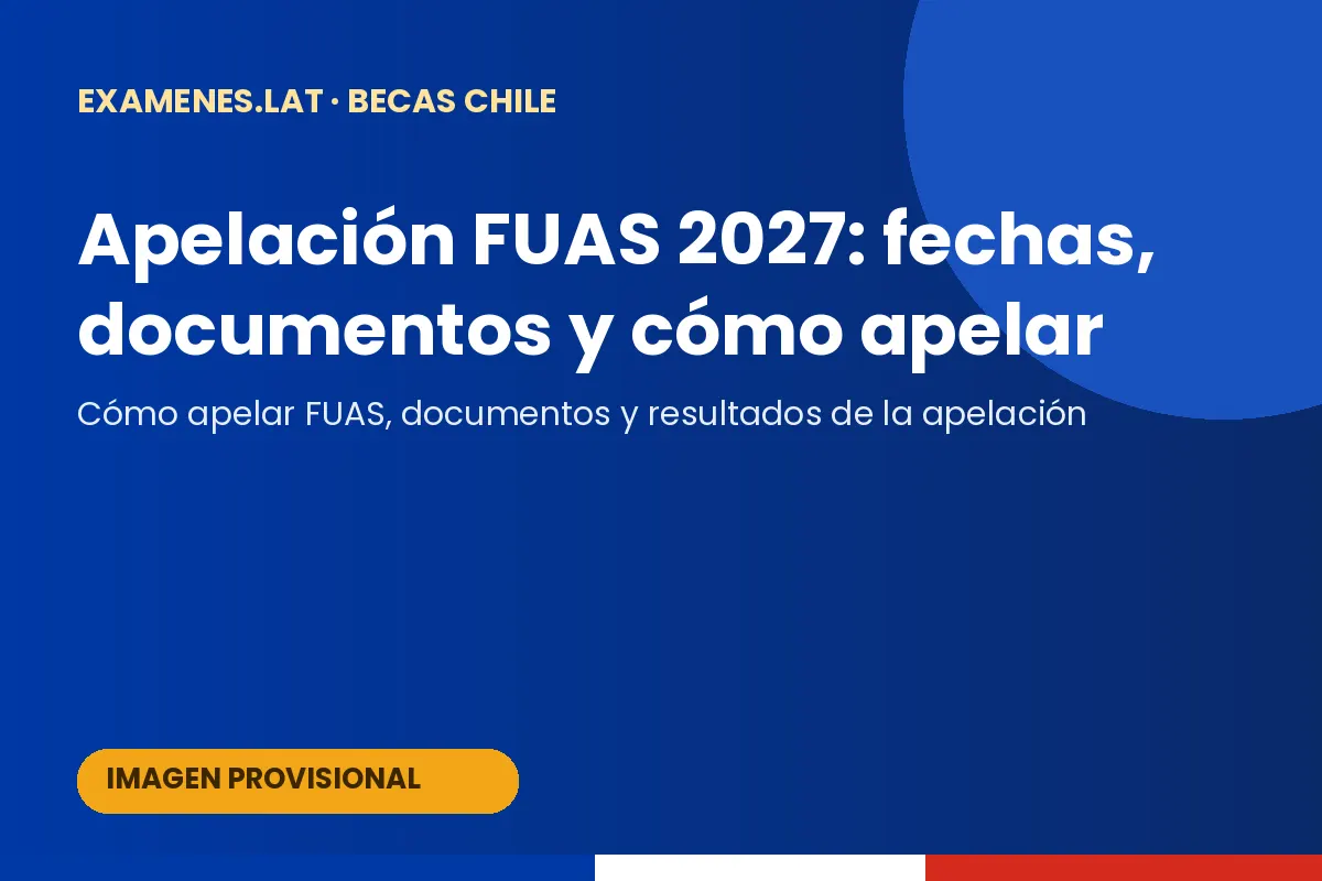 Estudiante preparando documentos para la apelación FUAS