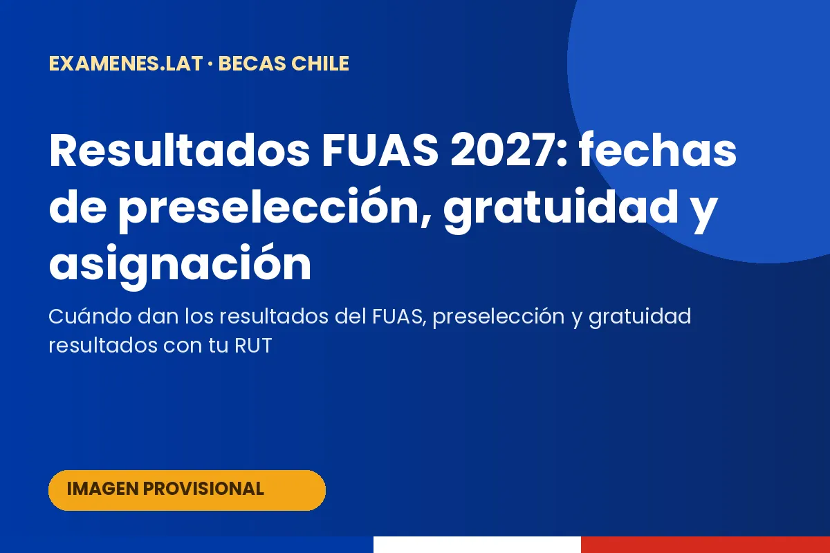Estudiante revisando su resultado FUAS en el teléfono