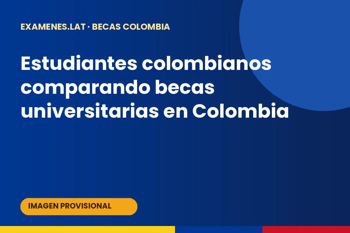 Estudiantes comparando becas para estudiar en la universidad