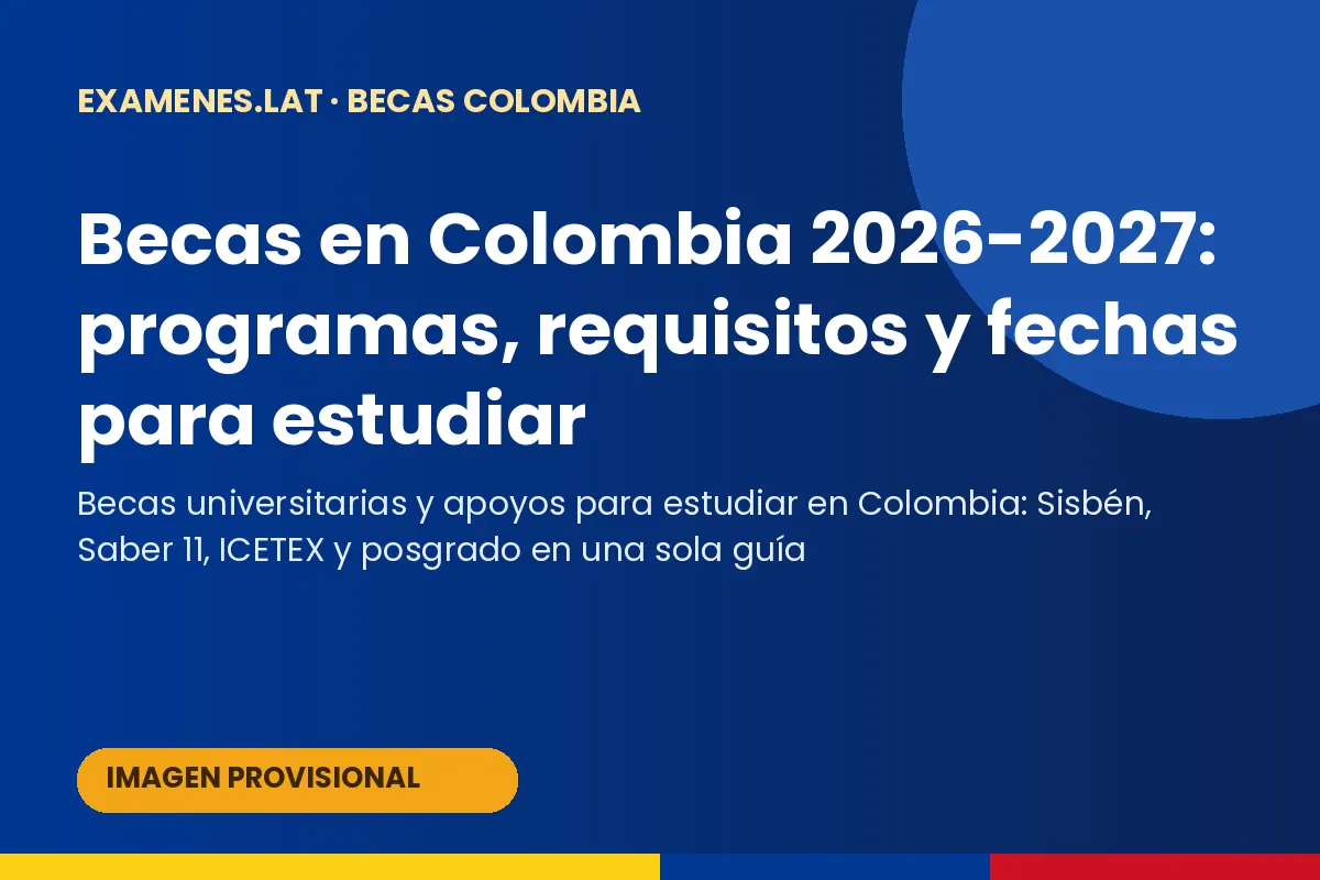 Becas en Colombia para estudiar