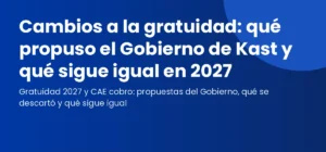 Estudiantes conversando sobre los cambios a la gratuidad del gobierno de Kast