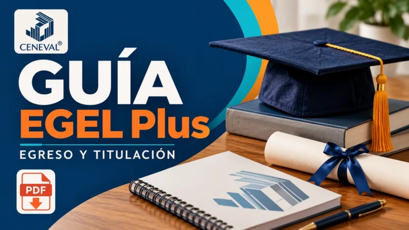 Guía EGEL Plus gratis en PDF del CENEVAL para el examen de egreso y titulación
