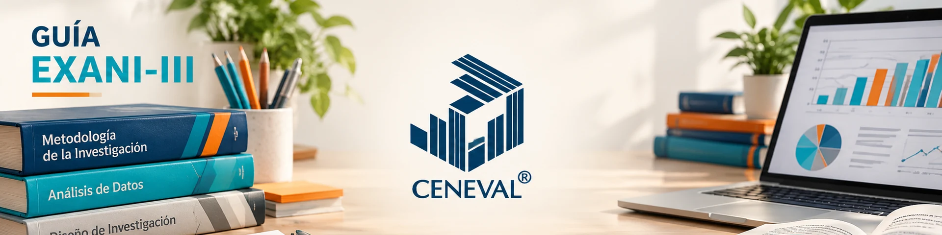 Guía EXANI-III del CENEVAL gratis en PDF con temario de metodología de la investigación y ejercicios resueltos