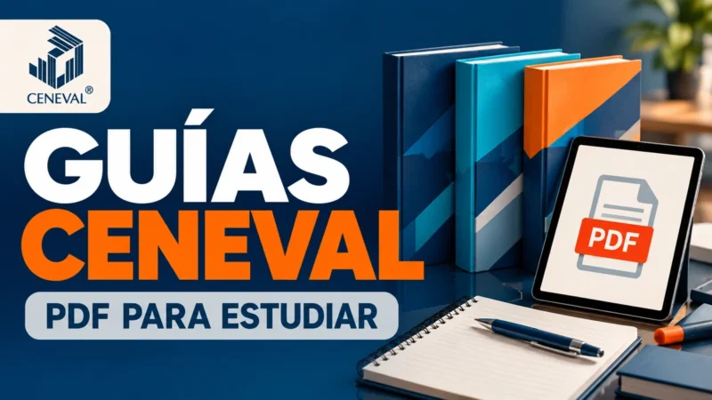 Guías CENEVAL gratis en PDF para estudiar el EXANI y el examen CENEVAL