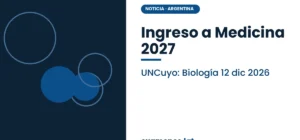 Ingreso a Medicina: fechas de examen en la UNCuyo