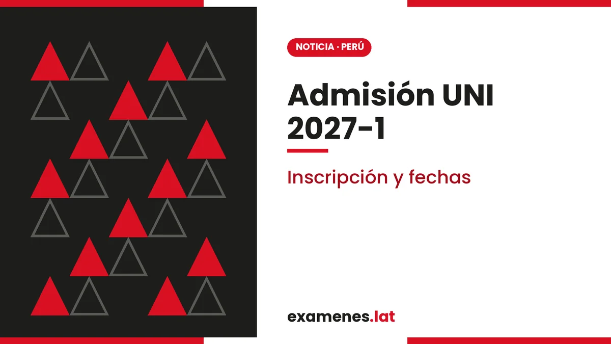 Admisión UNI: inscripción y fechas del concurso de admisión