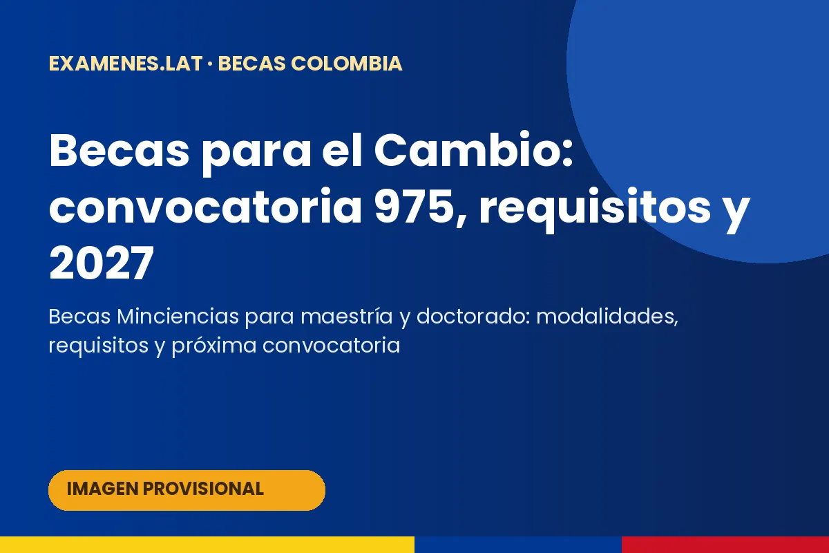Profesional colombiana investigadora con Becas para el Cambio