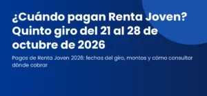 Joven colombiano consultando cuándo pagan Renta Joven en su celular