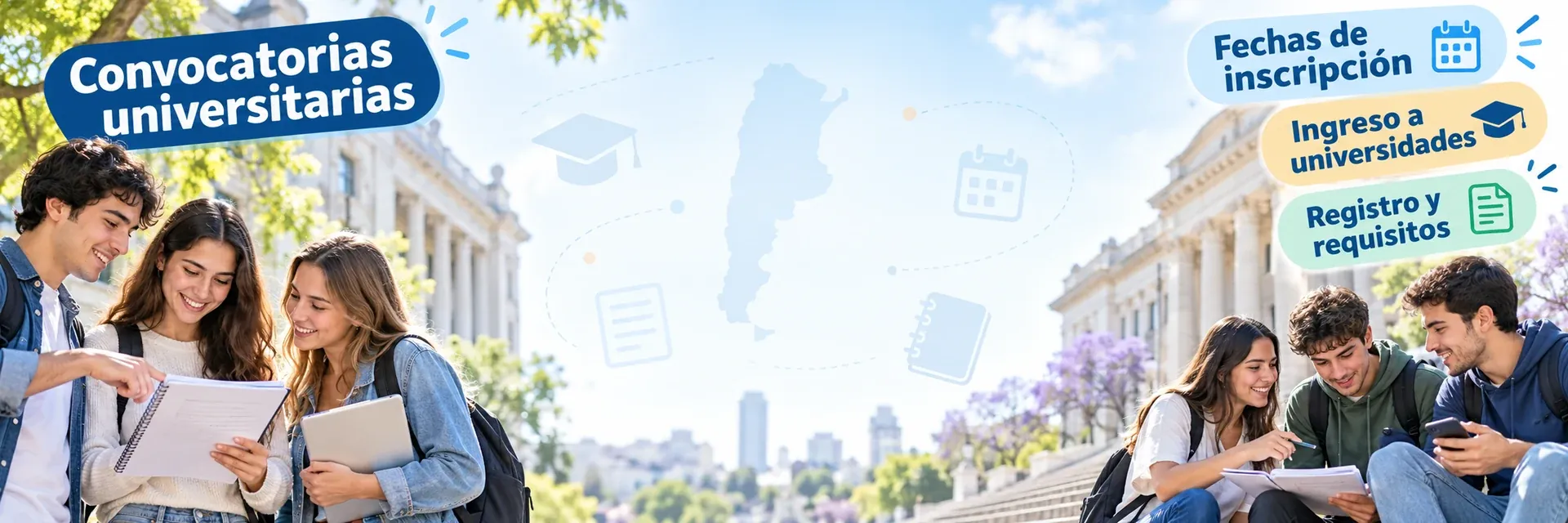 Convocatorias de admisión en Argentina: fechas de inscripción y requisitos de universidades