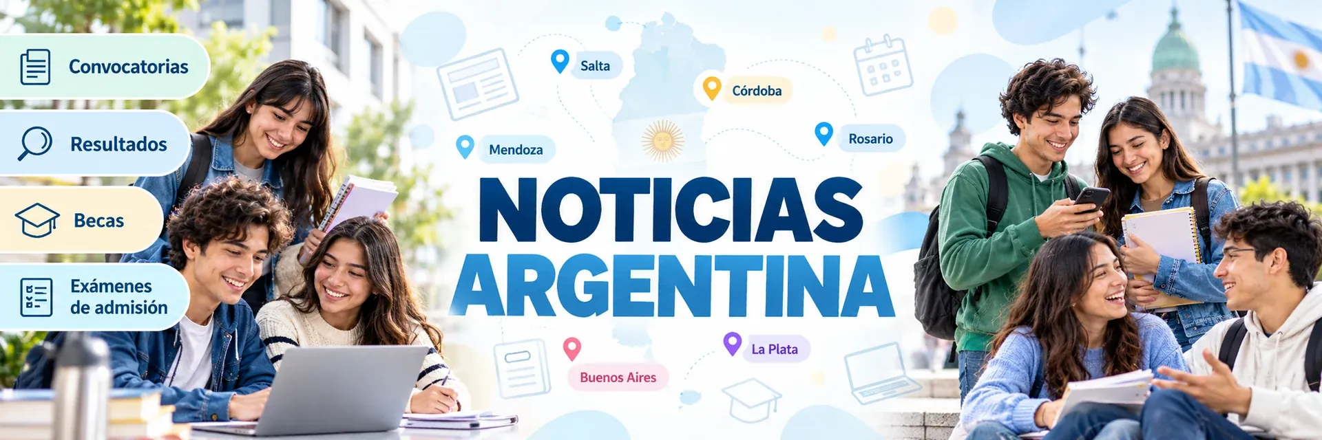 Noticias de admisión y becas en Argentina: convocatorias, resultados y exámenes