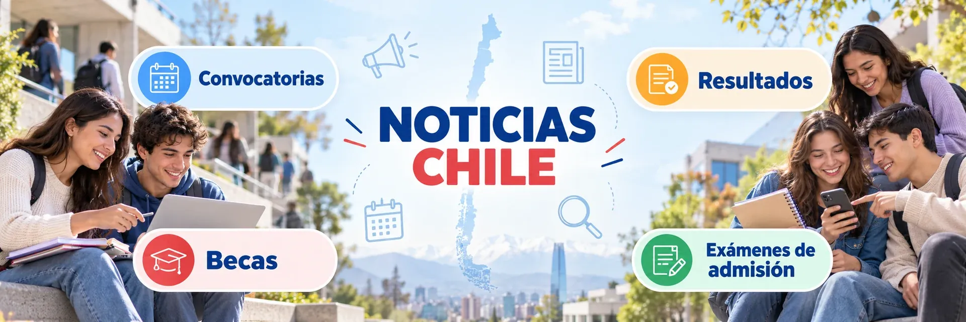 Noticias de admisión y becas en Chile: convocatorias, resultados y exámenes