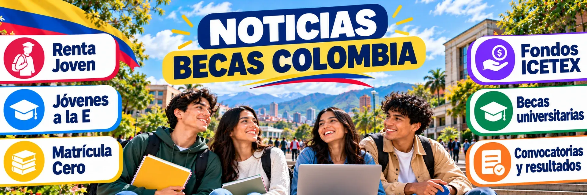 Noticias de becas en Colombia: convocatorias, requisitos, pagos y resultados