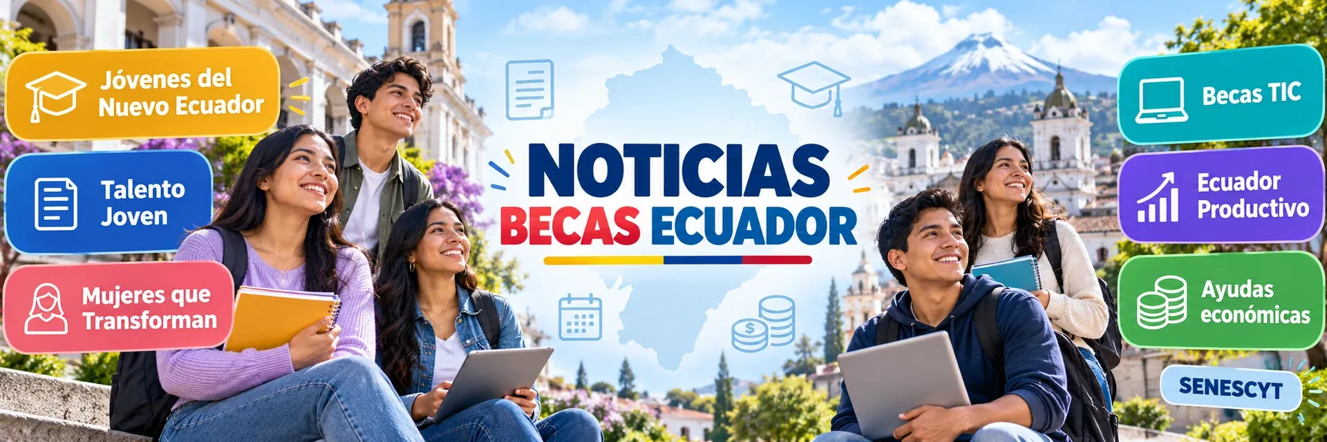 Noticias de becas en Ecuador: convocatorias, requisitos, pagos y resultados