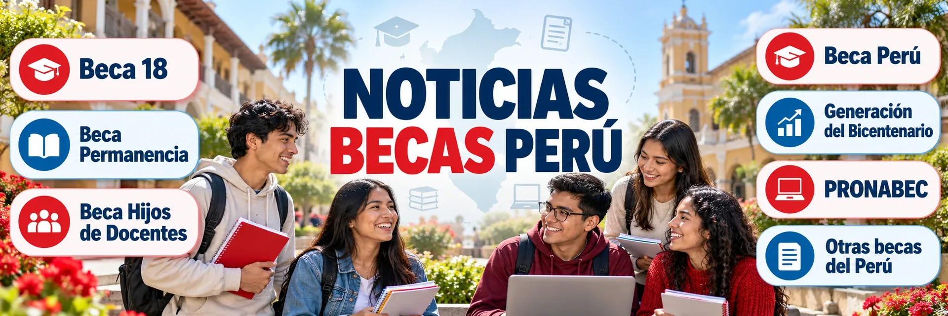 Noticias de becas en Perú: convocatorias, requisitos, pagos y resultados