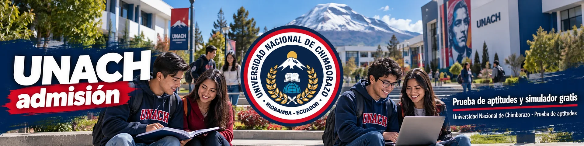Aspirantes en la UNACH de Riobamba: prueba de aptitudes y simulador gratis