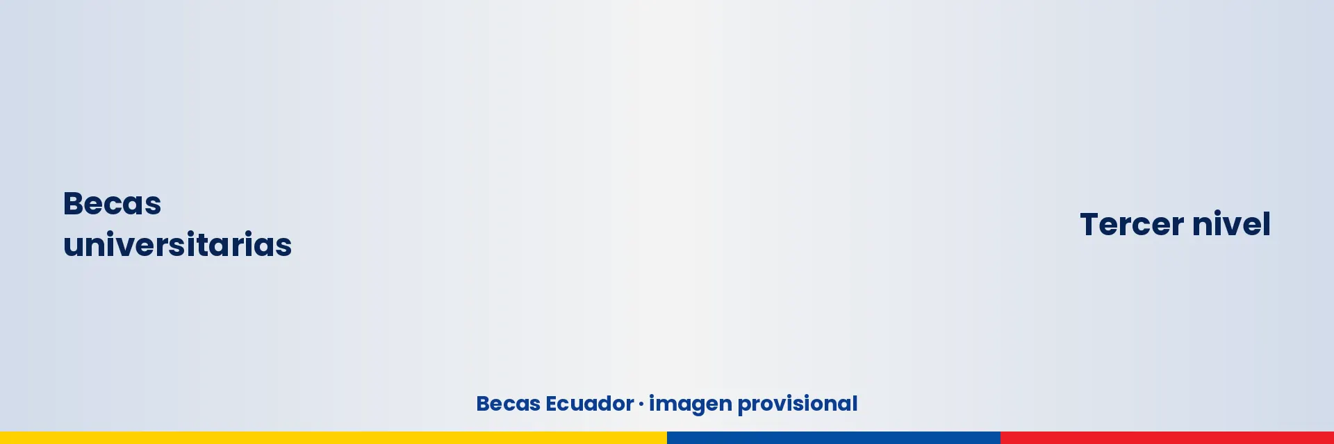 Panorámica de estudiantes de tercer nivel en Ecuador