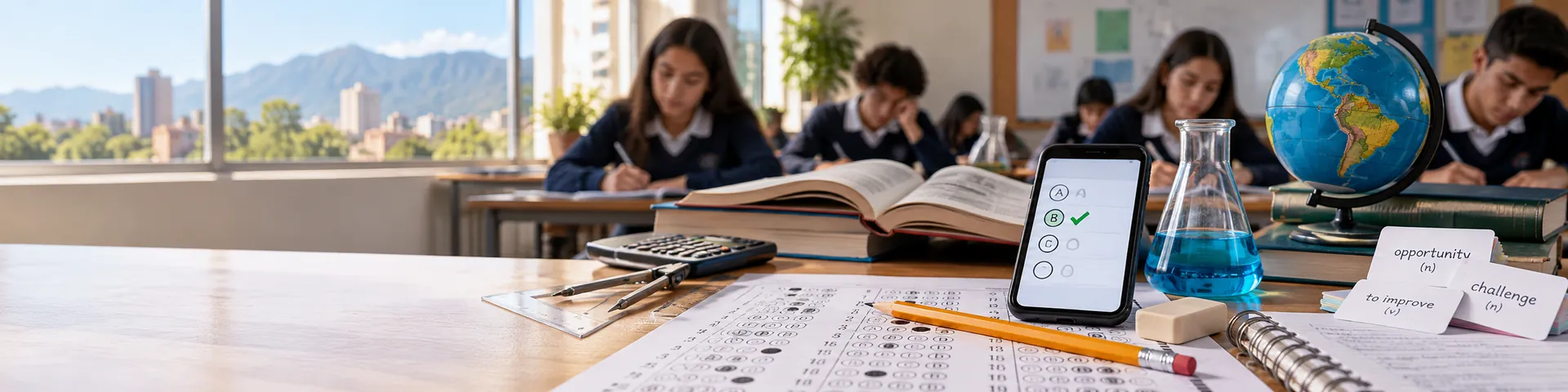 Simulacro ICFES Saber 11 gratis con hoja de respuestas y las cinco pruebas: matemáticas, lectura crítica, sociales, ciencias e inglés