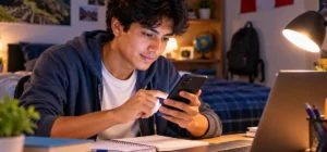 Postulante haciendo su inscripción en la Beca 18 convocatoria 2027 desde el celular
