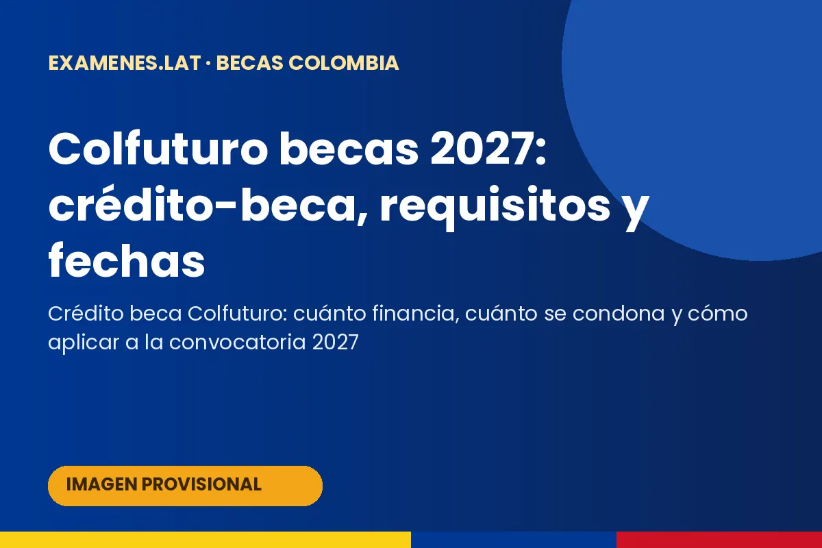 Profesional colombiano preparando su aplicación al crédito beca Colfuturo