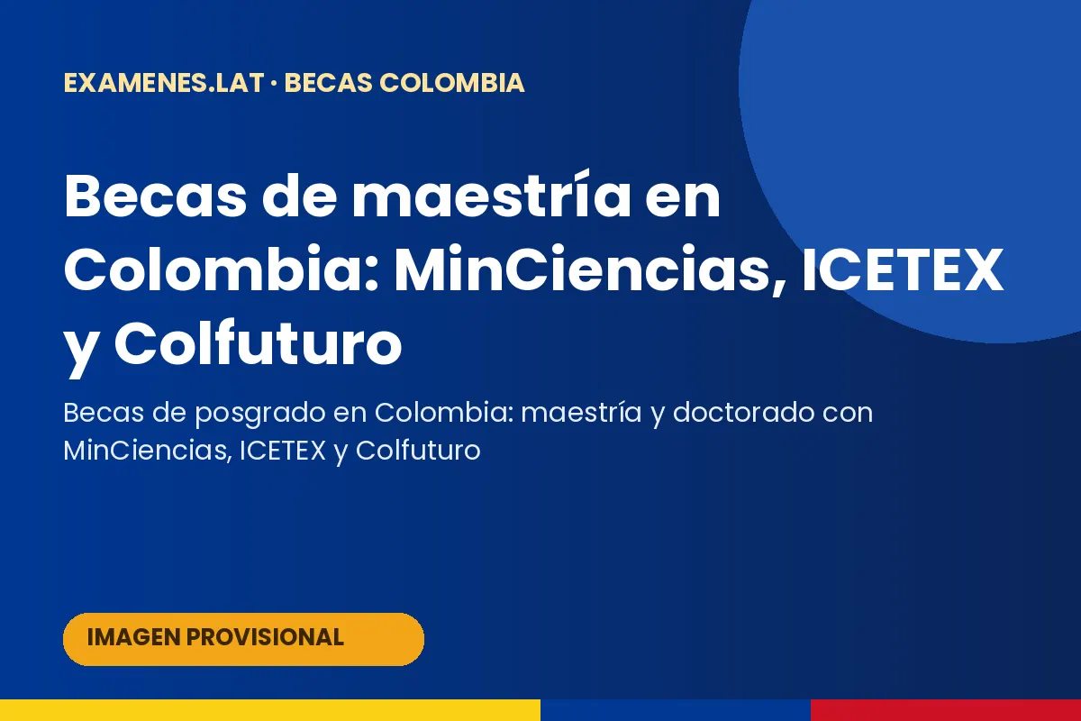 Profesionales colombianos estudiando una maestría con beca