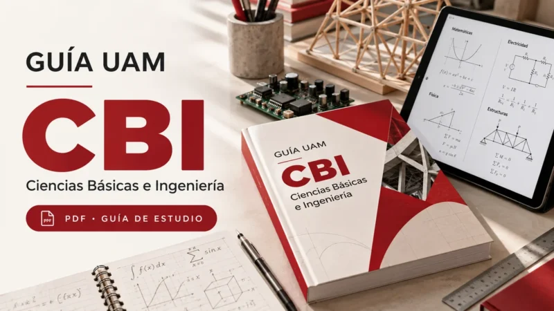 Guía UAM CBI en PDF: guía de estudio de Ciencias Básicas e Ingeniería