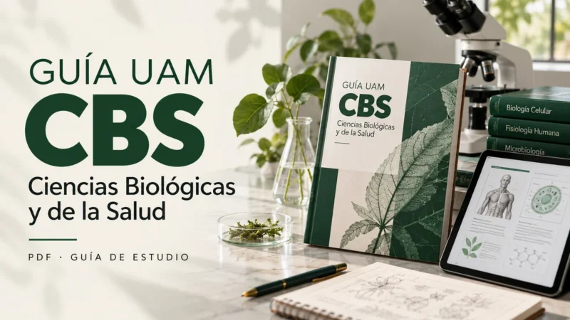 Guía UAM CBS en PDF: guía de estudio de Ciencias Biológicas y de la Salud