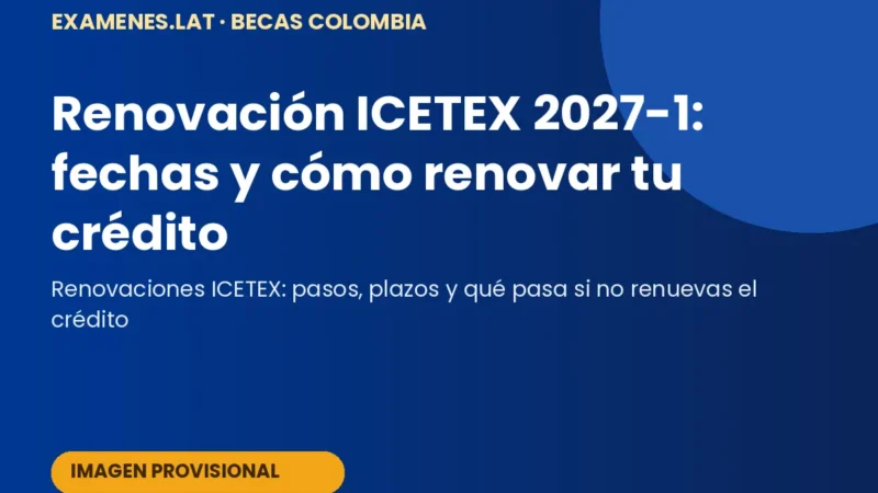 Universitario colombiano haciendo la renovación ICETEX en línea