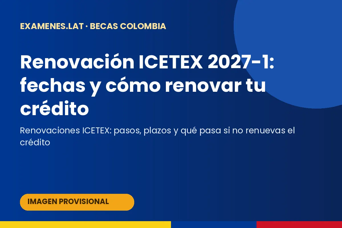 Universitario haciendo la renovación del crédito ICETEX